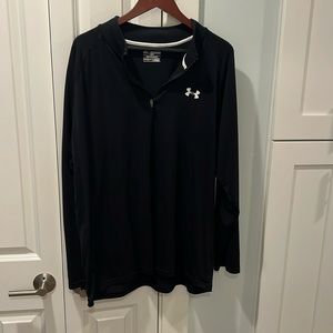 Under Armour 1/4 zip heat gear long sleeve performance shirt XXL